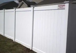 Vinyl Privacy Fence Installation
