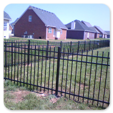 Spear Top Aluminum Fence