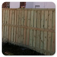 Inside Premium Board on Board Cap Wood Privacy Fence