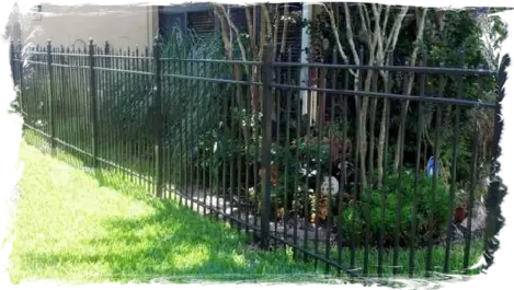 Bronze Alternating Spear Aluminum Fence