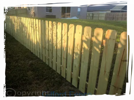 Wood Picket Fence