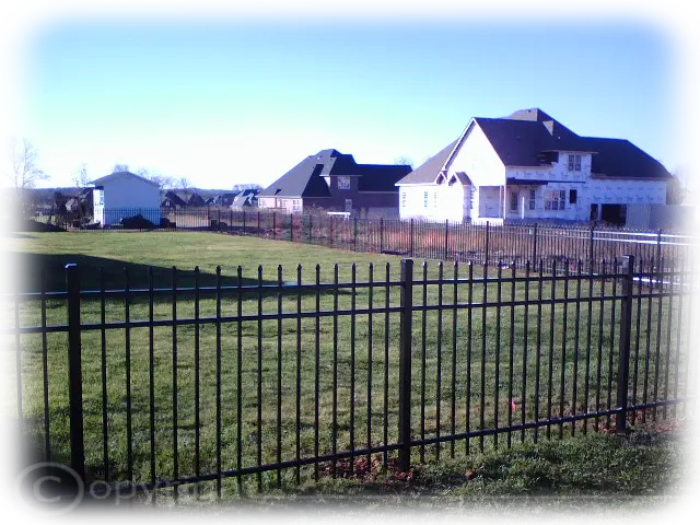 Black Spear Top Aluminum Fence Installation in Deland FL