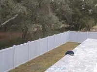 Coastal Cedar Wood Look Vinyl Privacy Fence