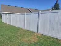 Coastal Cedar Wood Look Vinyl Privacy Fence