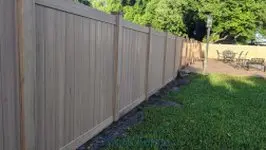 Cypress Wood Look Vinyl Privacy Fence