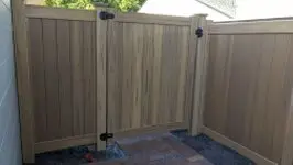 Cypress Wood Look Vinyl Privacy Fence